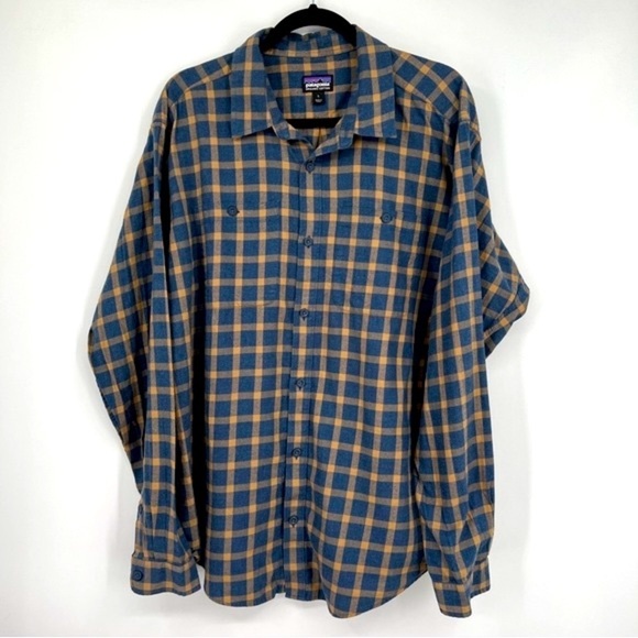 Patagonia Other - Patagonia Men's Plaid Striped Collared Long Sleeve Organic Cotton Buttondown